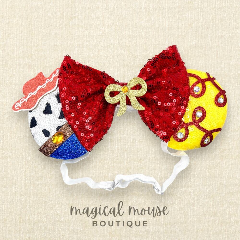 Woody Elastic Minnie Ears | Disney's Toy Story-Inspired Adjustable Ears Headband